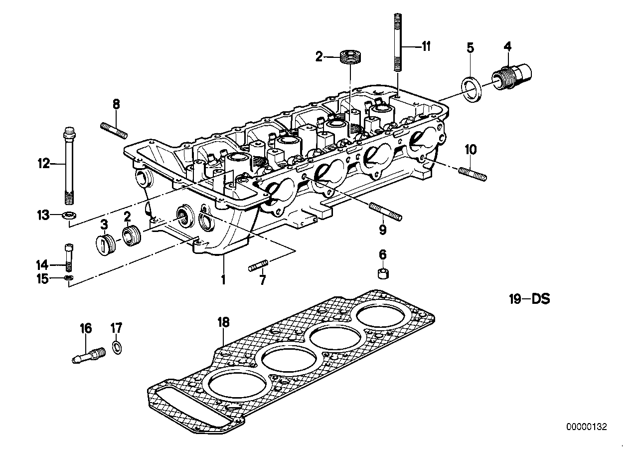 Genuine BMW 11121316907 E30 Cylinder Head Gasket Asbestos-Free 1,82mm (Inc. M3) | ML Performance UK Car Parts