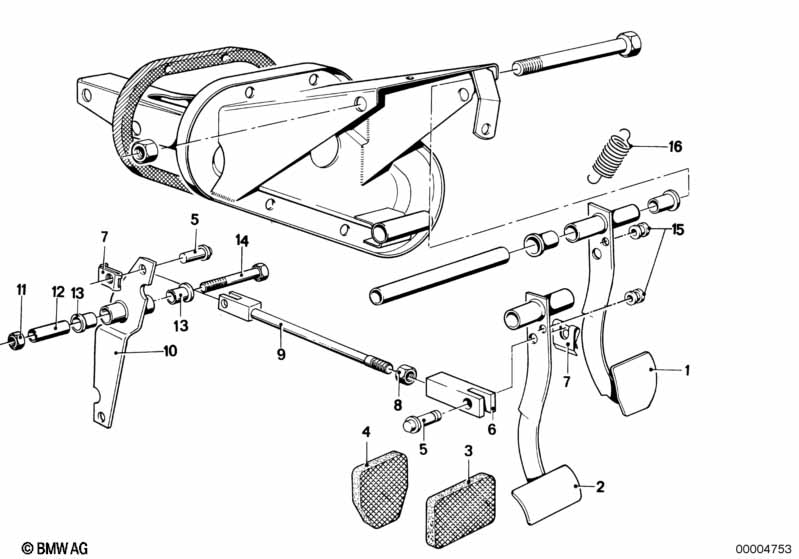 Foot controls/deflection rod