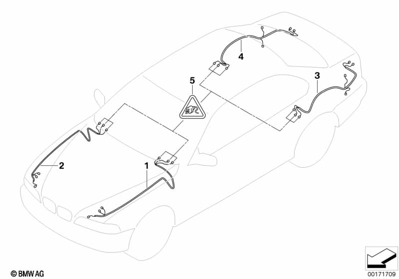 Genuine BMW 61119144754 E65 E66 Front Left Repair Wiring Set (Inc. 745i, 745Li & 730Li) | Duco Car Parts UK Car Parts