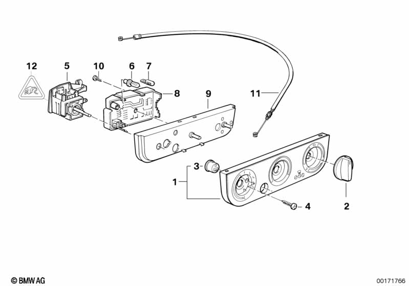 Genuine BMW 64118368042 E36 Push Button Heated Rear Window (Inc. 316i, 318i & 325td) | ML Performance EU Car Parts