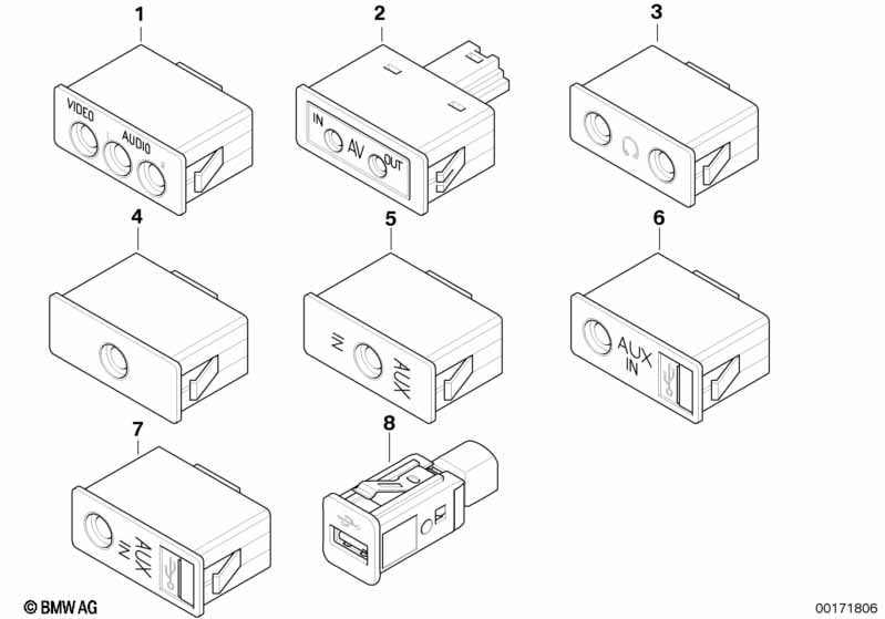 TV/Audio plug socket