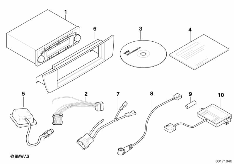 Replacement parts for radio navigation