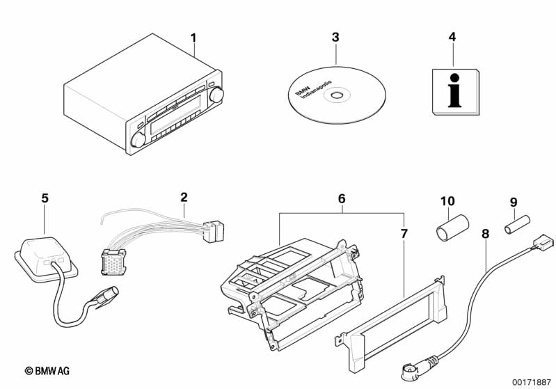 Replacement parts for radio navigation