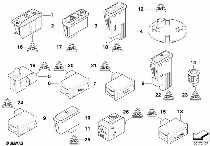 Various switches