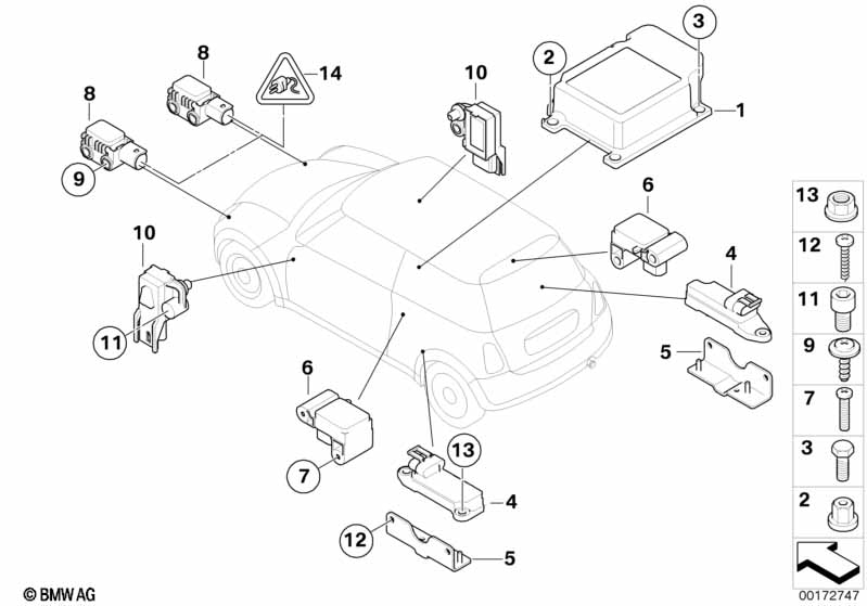 Elektrické díly Airbag