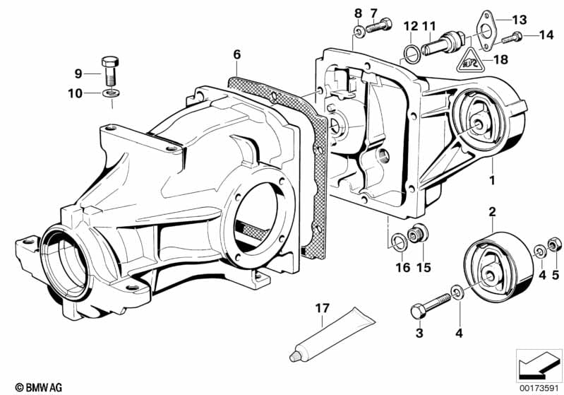 Final drive cover/trigger contact