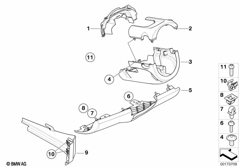 Genuine BMW Mini 51162756334 RR31 R56 Clip (Inc. Dawn, Coop.S JCW & One Eco 55kW) | ML Performance UK Car Parts