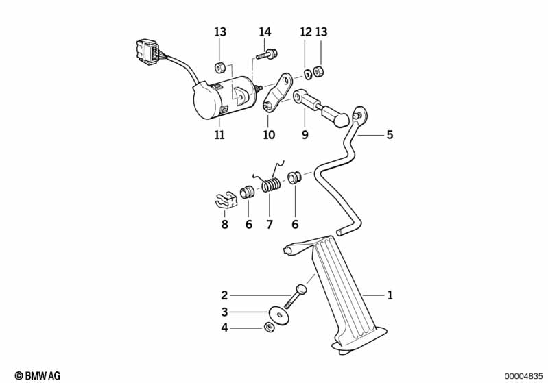Gaspedal-potentiometer