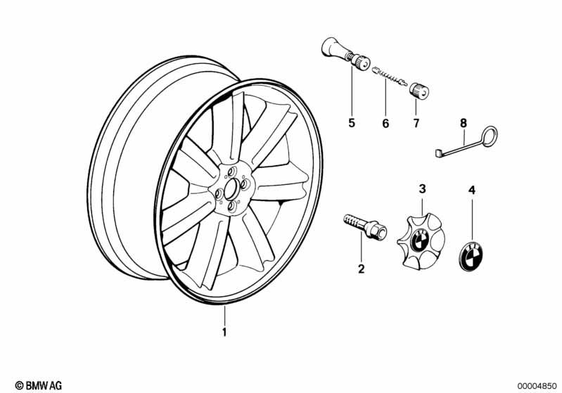 Genuine BMW 36132294029 Hub Cap (Inc. Z1) | ML Performance EU Car Parts