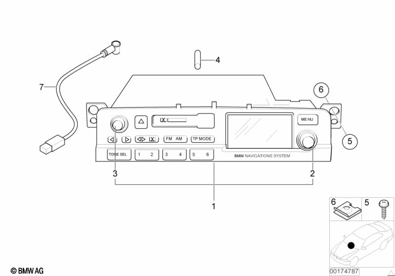 Radio BMW navigation