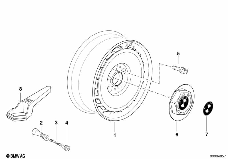 Forged alloy rim styl.3