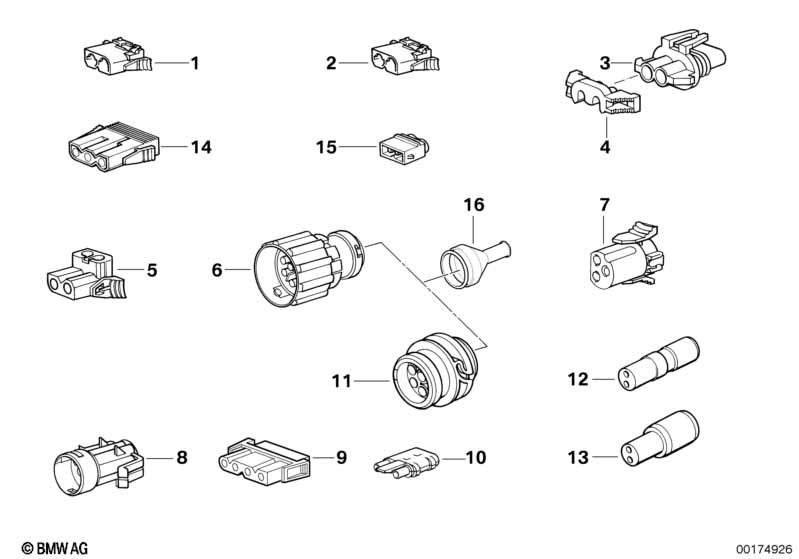 Various plug terminals