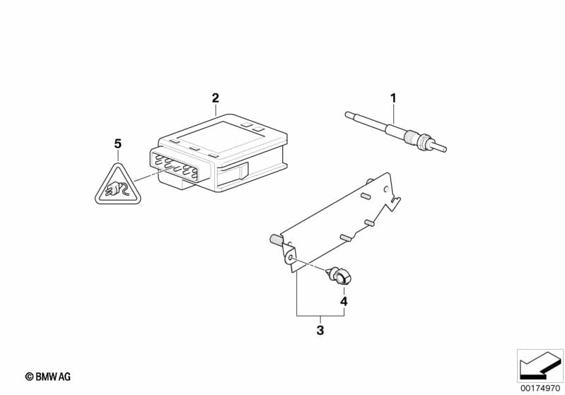 Glow plug unit