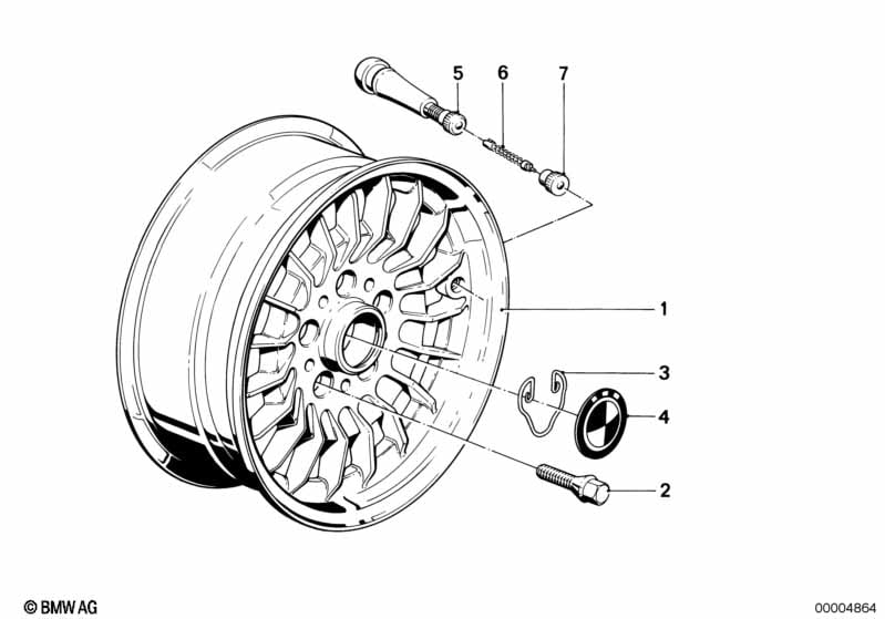 Forged alloy rim styl.trx-1