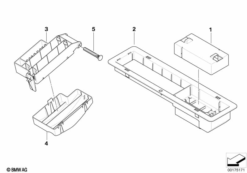 Genuine BMW 61138372312 E52 Cover, Fuse Carrier (Inc. Z8) | ML Performance EU Car Parts