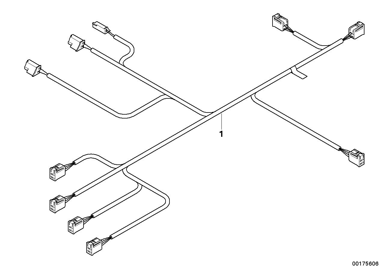Genuine BMW 61126933556 E61 E60 Wiring Set Seat Drive, Right (Inc. 530xd, 530xi & 540i) | Duco Car Parts UK Car Parts