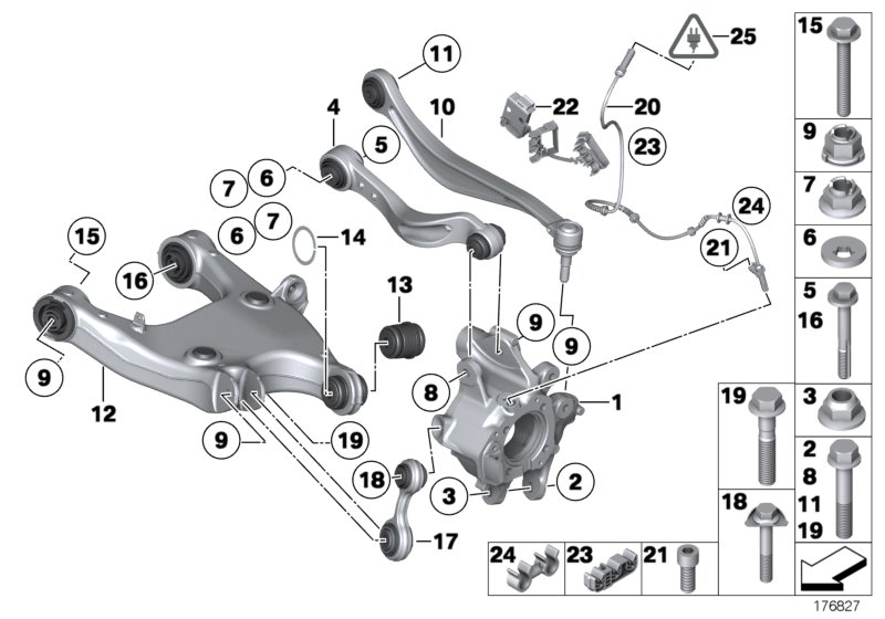 Genuine BMW 34526790833 RR5 Tubing Support, Left (Inc. Wraith, Alpina B7X & 750iX) | ML Performance UK Car Parts