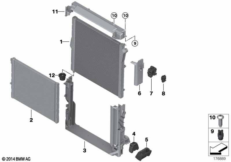 Genuine BMW 17117631474 E71 E70 F16 Module Carrier (Inc. X5 M50dX & X6) | ML Performance UK Car Parts