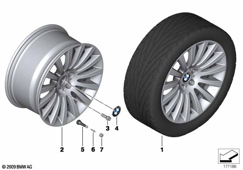 BMW LM Rad Vielspeiche 235 - 19