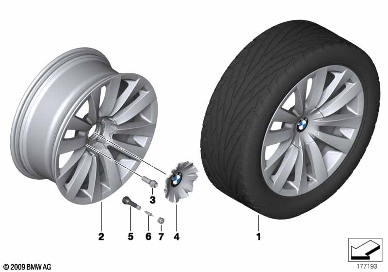 BMW LA wheel Double Spoke 253 - 20''