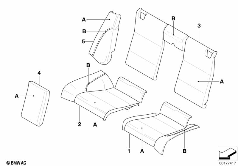 Individual Sport seat, rear