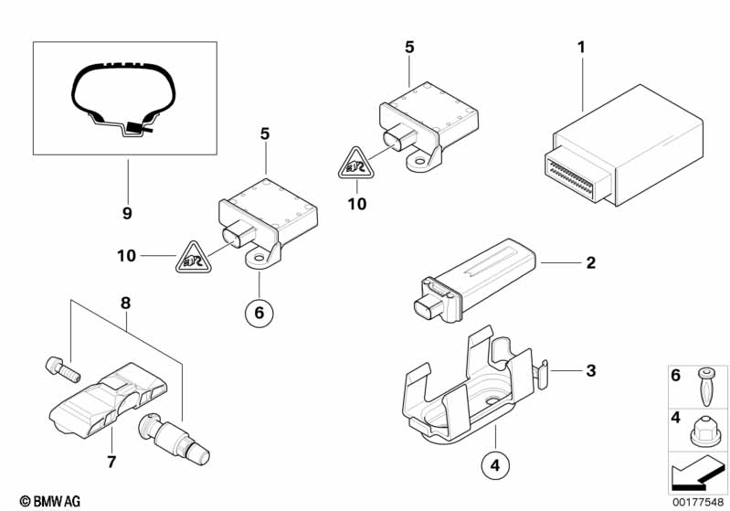 Tire pressure control (RDC) - ctrl unit