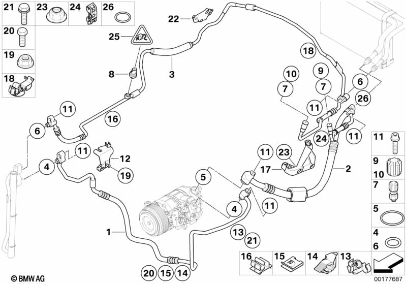 Genuine BMW 64509190456 E84 E90 E92 Holder (Inc. X3 35iX & X1) | Duco Car Parts UK Car Parts