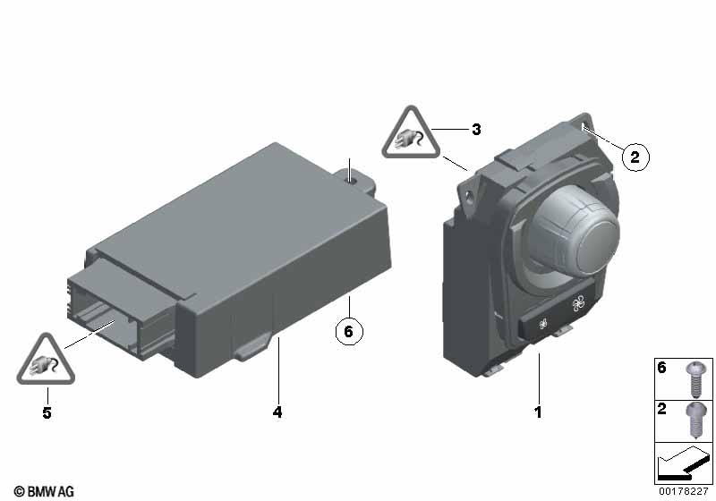Heating/air conditioner actuation rear