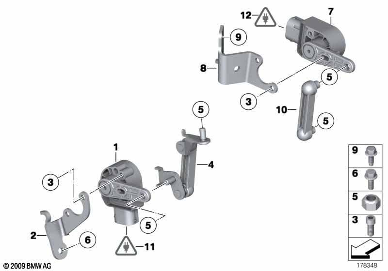 Genuine BMW 37146778263 F02 RR6 F07 Control Rod, Left (Inc. M5, 750i & 550iX 4.4) | ML Performance UK Car Parts