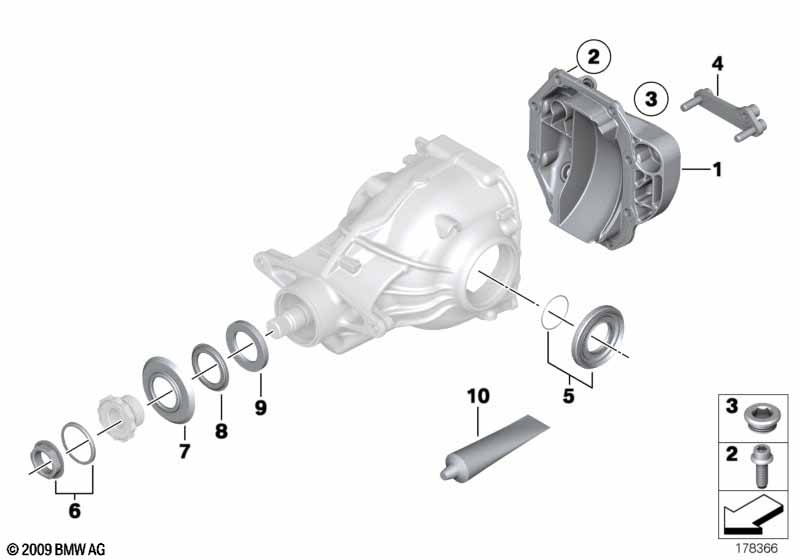 Final drive, gasket set