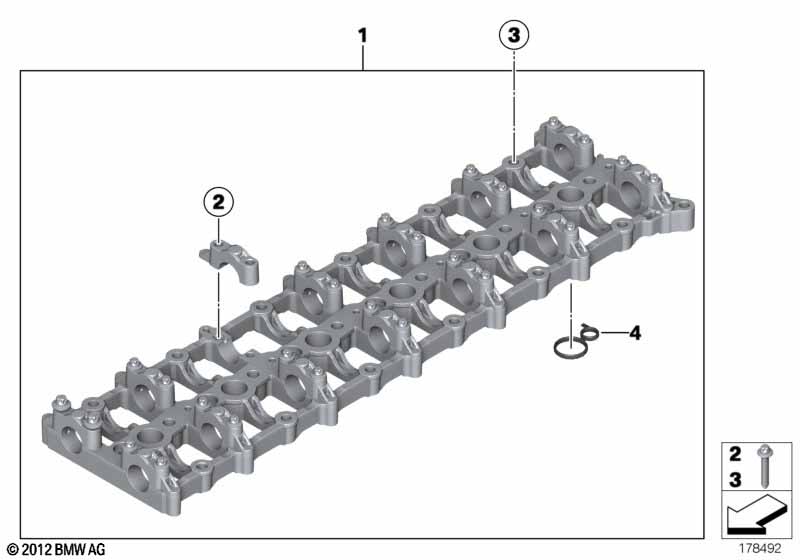 Cylinder head/intermediate housing