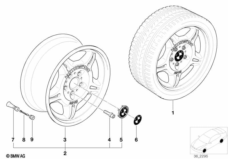 M double-spoke,forged