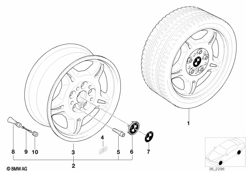 M double-spoke,polished (styl.24)