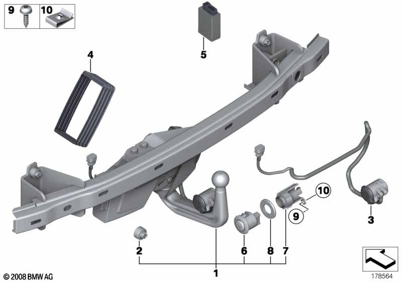 Tažné zařízení elektricky otočné