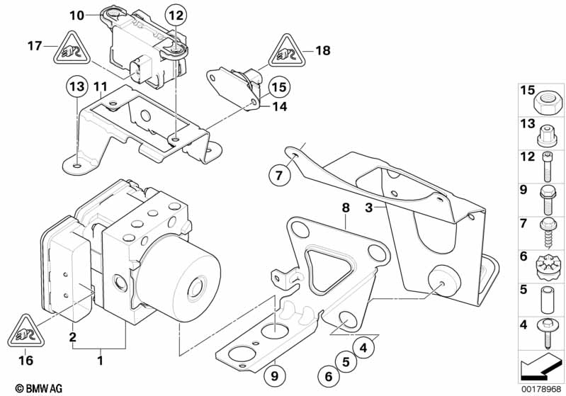 Genuine BMW 07129903977 F07 RR1 Isa Screw M6X18mm (Inc. M5) | Duco Car Parts UK Car Parts