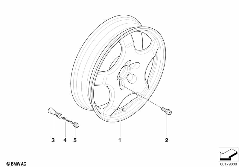 Emergency wheel, light alloy