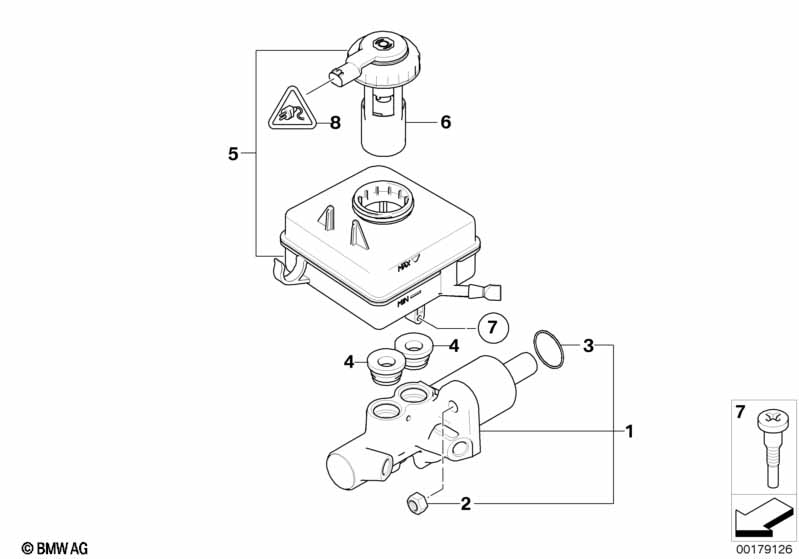Genuine BMW 34312282958 E61 E60 E64 Expansion Tank (Inc. M5 & M6) | ML Performance UK Car Parts