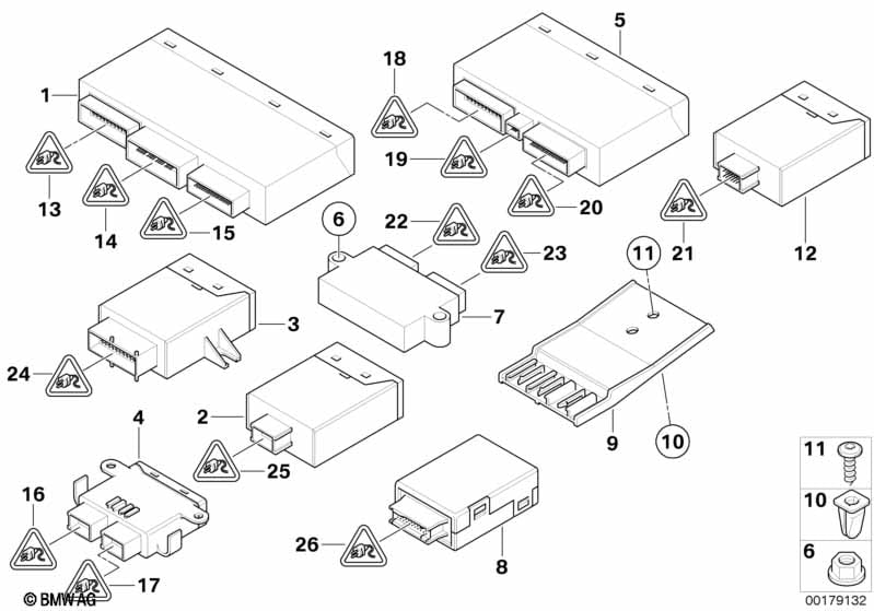 Body control units and moduls
