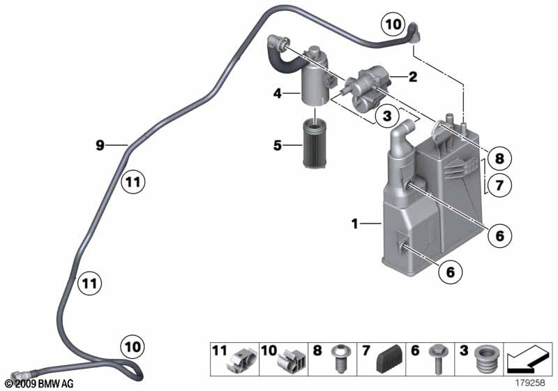 Genuine BMW 16137224859 F02 F01 Activated Charcoal Filter (Inc. Ghost, ALPINA B7 & ALPINA B7LX) | ML Performance EU Car Parts