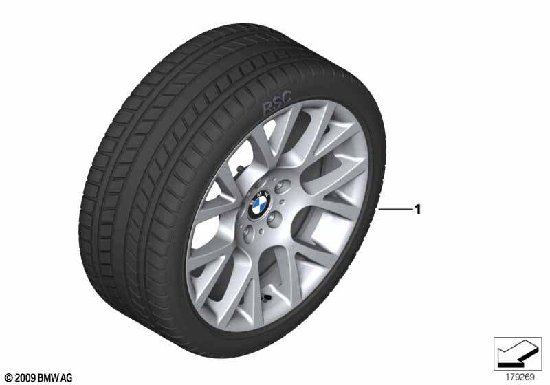Winter wheel w.tire double sp.238 -18
