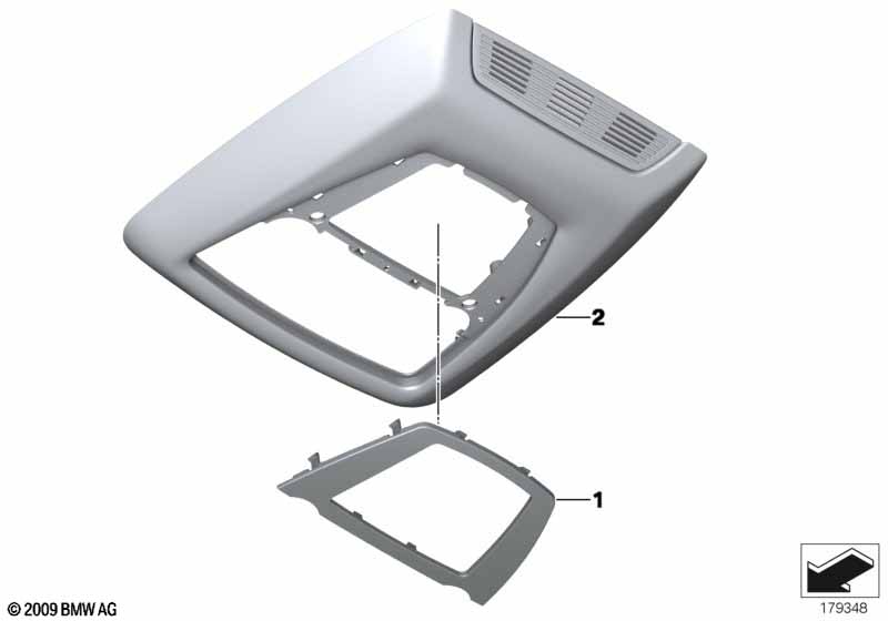 Trim cover, switch module, headliner