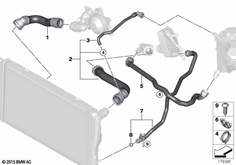 Cooling System Water Hoses