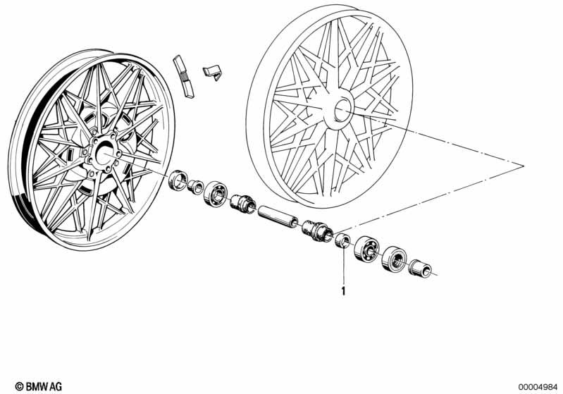 Genuine BMW 36312302095 Shim 7,350mm/D=17 (Inc. R45, R65 & R65T) | ML Performance EU Car Parts
