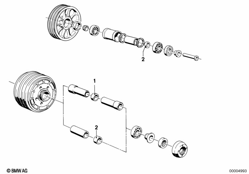 Genuine BMW 36311232520 Shim 9,65/D=14 (Inc. R90S, R75/6 & R90/6) | ML Performance EU Car Parts