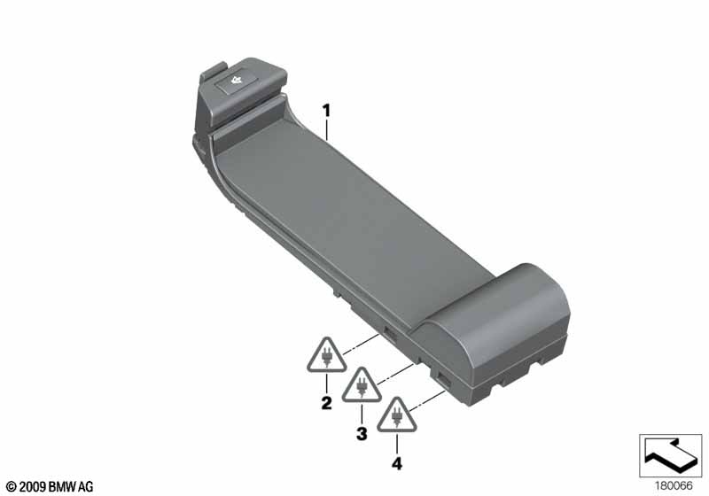 Single parts, option 6NF center console