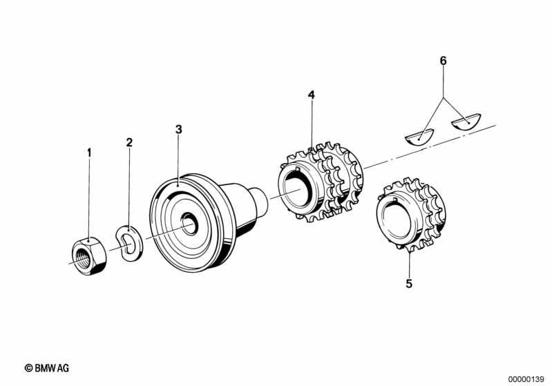 Fan belt drive-v belt pulley