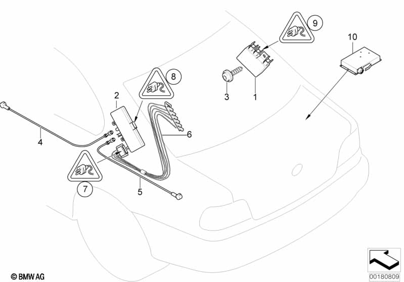 Genuine BMW 61128373267 E46 Wiring Set Diversity (Inc. 318Ci) | ML Performance UK Car Parts