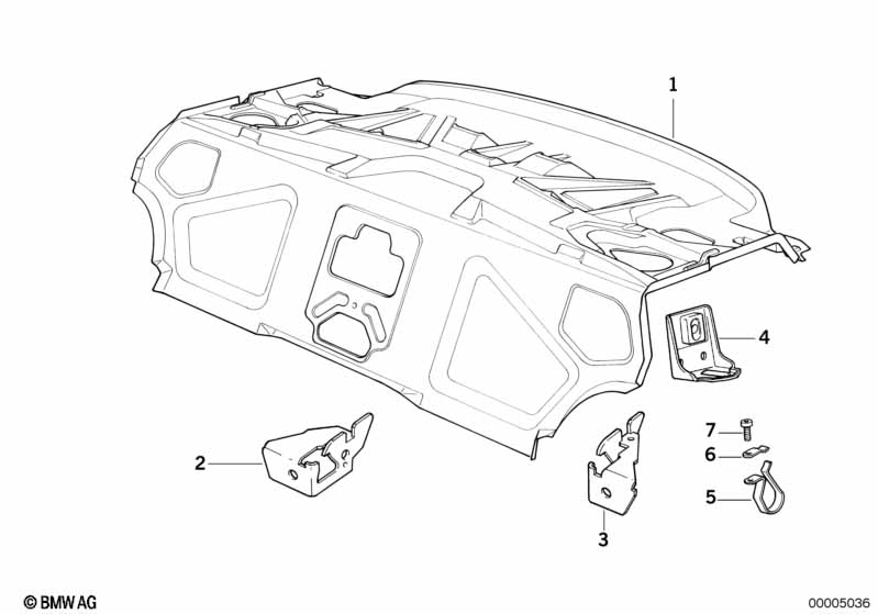 Genuine BMW 41148134986 E31 Upper Backrest Bearing Bracket (Inc. 840i, 850CSi & 840Ci) | ML Performance EU Car Parts