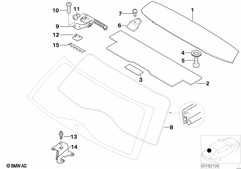 Trunk lid/rear window