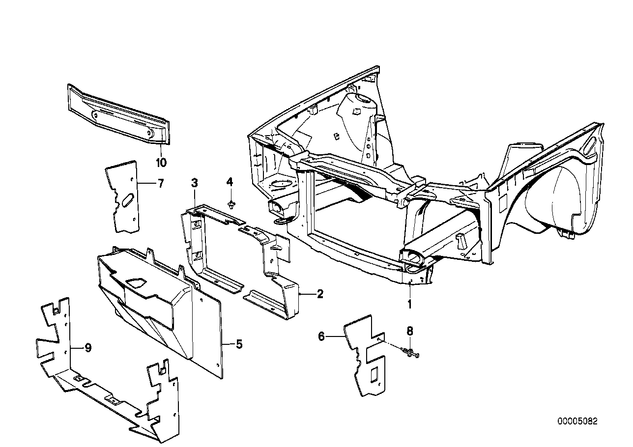 Genuine BMW 51711937973 E30 Air Intake Tube Left (Inc. 320i, 318i & 324d) | ML Performance US Car Parts